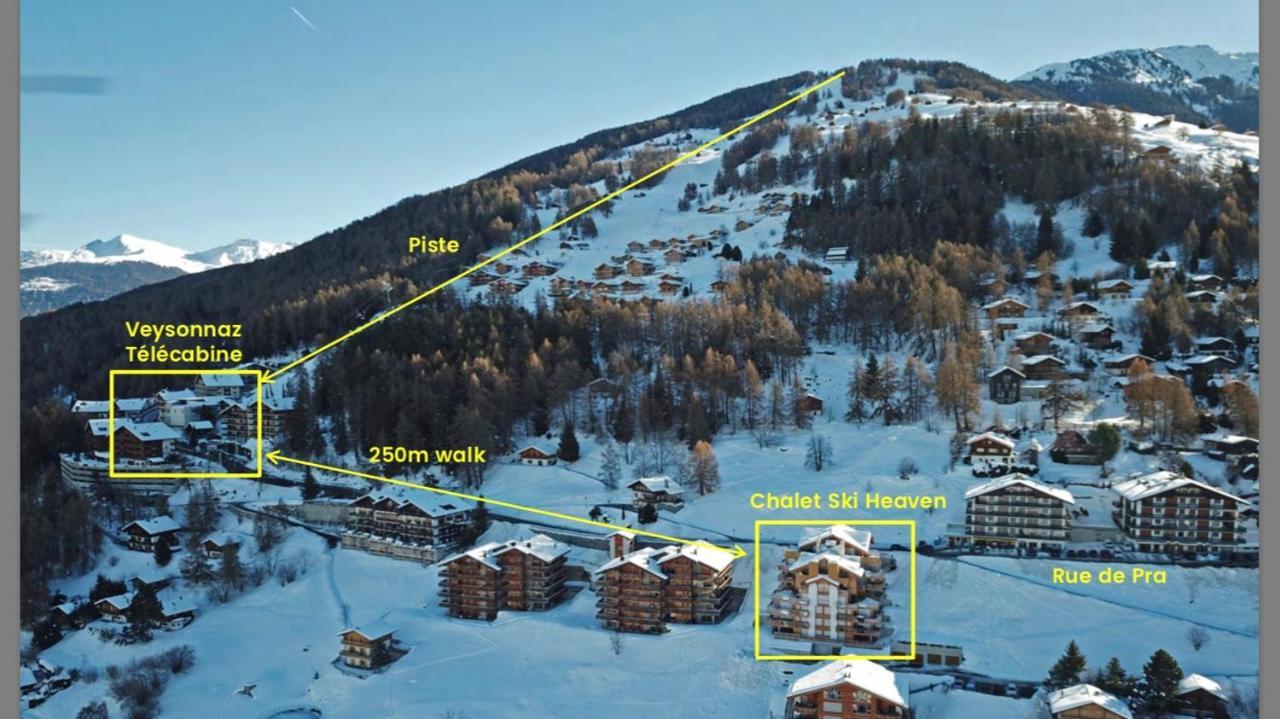 Ski Heaven 7 Veysonnaz Kültér fotó